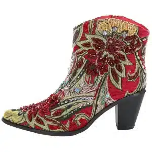 mv2 Red Couture Anklet Boot